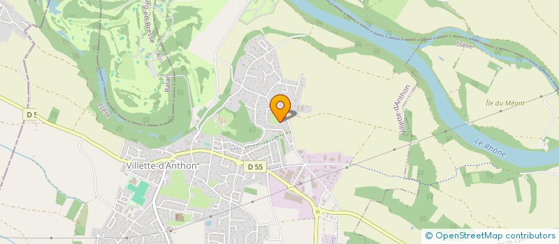 localisation de l'entreprise RESINE ET SOL  VILLETTE-D'ANTHON