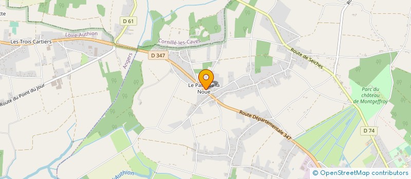 localisation de l'entreprise RESINEA à MAZE-MILON