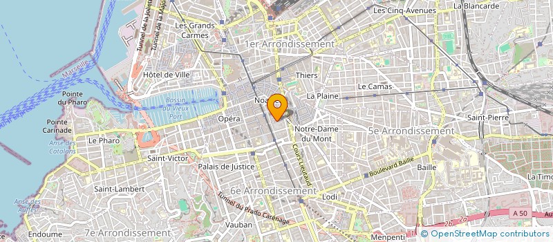 localisation de l'entreprise RESINES APPLICATION à MARSEILLE 1