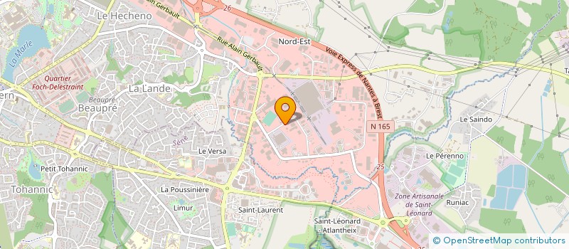 localisation de l'entreprise RESINES ET REVETEMENTS DE L'ATLANTIQUE à VANNES