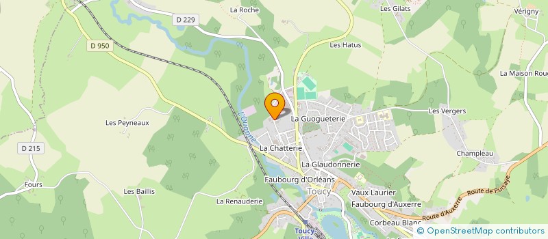 localisation de l'entreprise RESINOBOIS à TOUCY