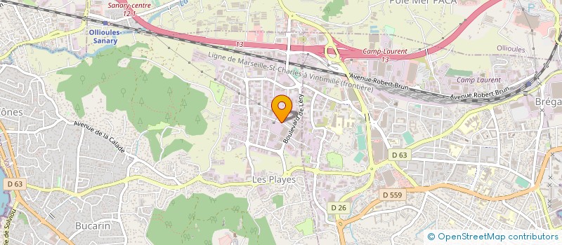 localisation de l'entreprise RESIPUR à SIX-FOURS-LES-PLAGES