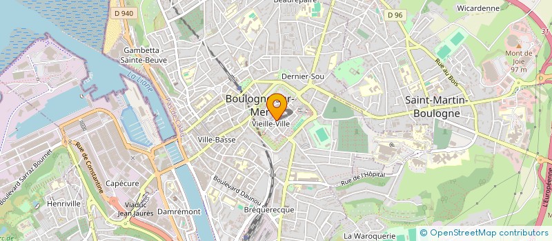 localisation de l'entreprise RESIRAPIH  BOULOGNE-SUR-MER