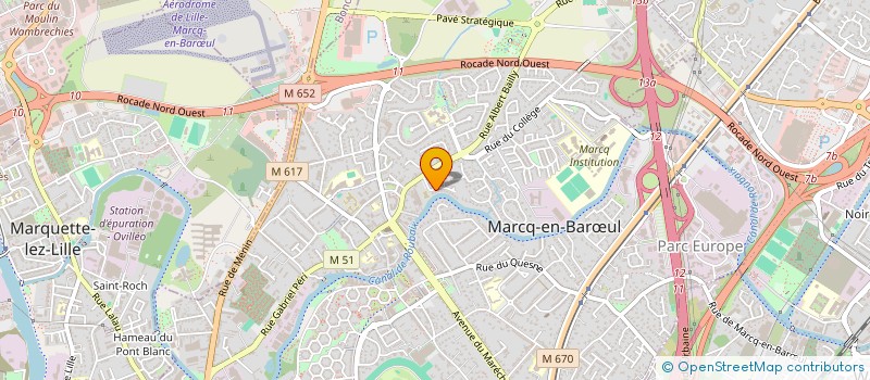 localisation de l'entreprise RESISOL à MARCQ-EN-BARŒUL