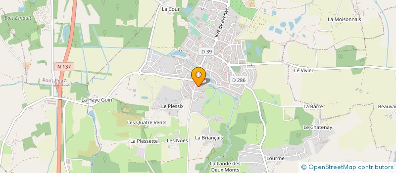 localisation de l'entreprise RESISTAFF à ORGERES