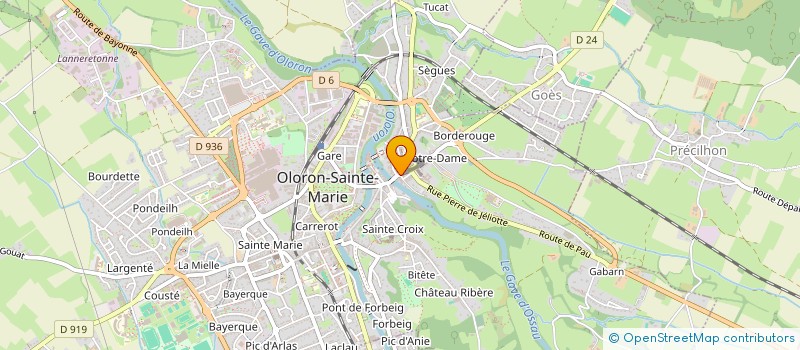 localisation de l'entreprise RESISTANCE  OLORON-SAINTE-MARIE