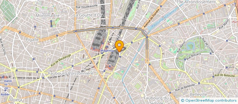 localisation de l'entreprise RESISTANCE FER UNION DES CHEMINOTS  PARIS