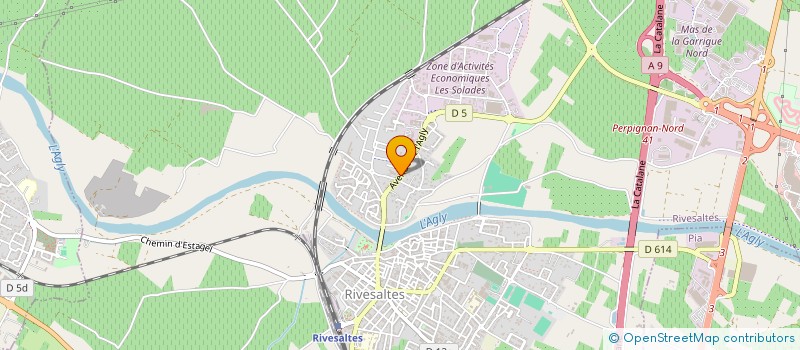 localisation de l'entreprise RESISUD  RIVESALTES