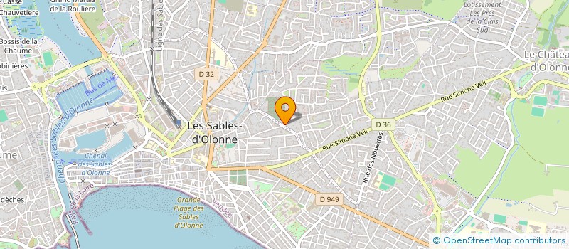 localisation de l'entreprise RESITECH ATLANTIQUE à LES SABLES-D'OLONNE