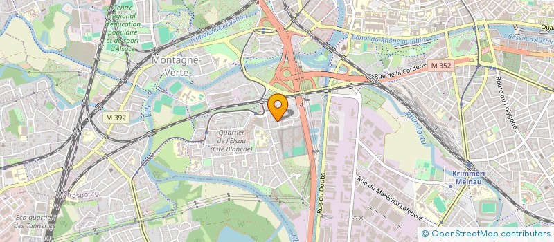 localisation de l'entreprise RESIVER à STRASBOURG