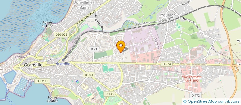 localisation de l'entreprise RESLEV à GRANVILLE