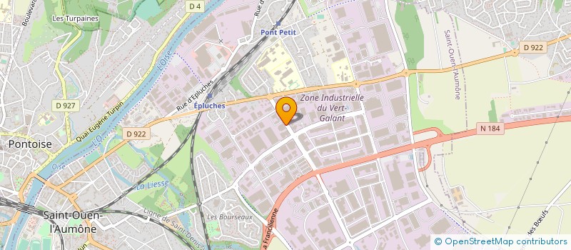 localisation de l'entreprise RESMOND INDUSTRIES à SAINT-OUEN-L'AUMONE