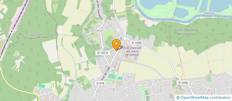 localisation de l'entreprise RESO 10  THORIGNY SUR MARNE