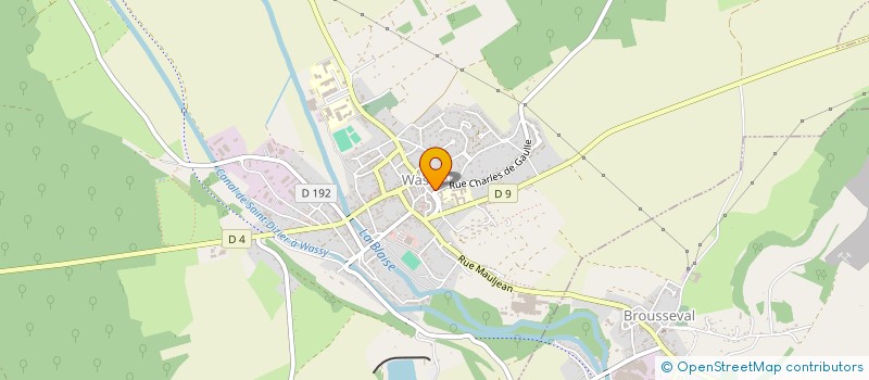 localisation de l'entreprise RESO à MONTREUIL-SUR-BLAISE