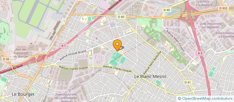 localisation de l'entreprise RESO  LE BLANC-MESNIL