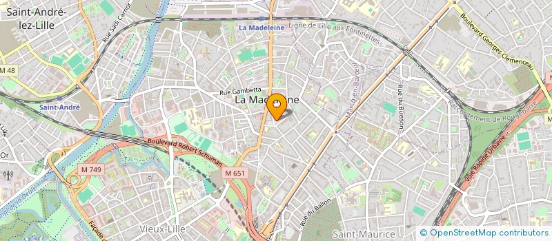 localisation de l'entreprise RESO CONSEIL à LA MADELEINE