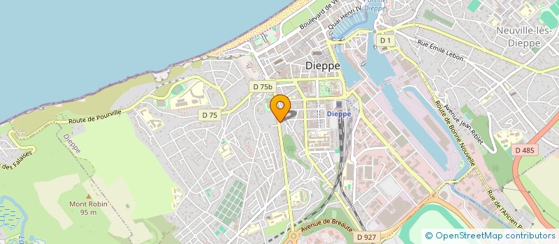 localisation de l'entreprise RESO D'ARTS à DIEPPE