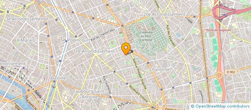 localisation de l'entreprise RESO DESIGN BAND  PARIS