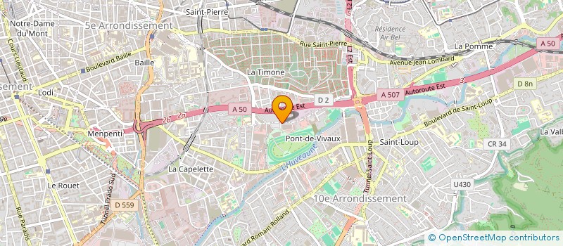 localisation de l'entreprise RESO DEVELOPPEMENT  MARSEILLE