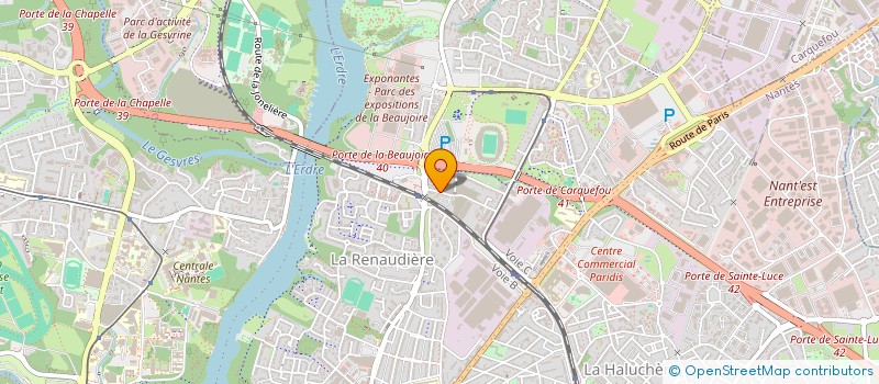 localisation de l'entreprise RESO FORMATION  NANTES