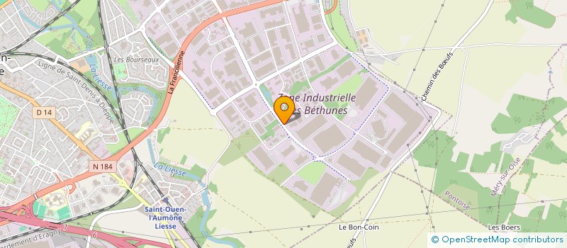 localisation de l'entreprise RESO FRIE à SAINT-OUEN-L'AUMONE