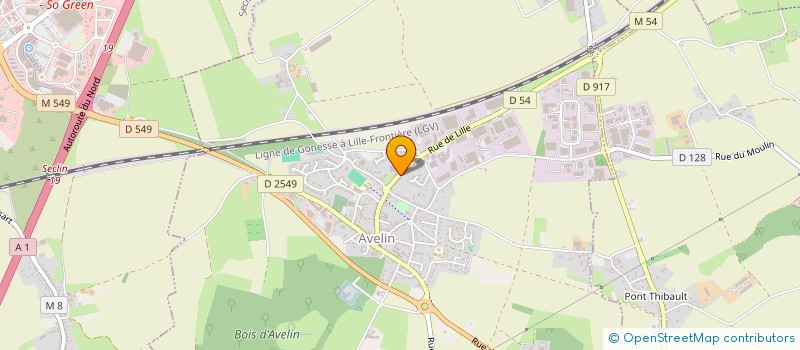 localisation de l'entreprise RESO SERVICES à AVELIN