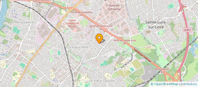 localisation de l'entreprise RESO SERVICES  NANTES