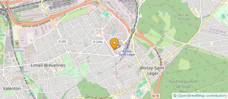 localisation de l'entreprise RESO STAFF à BOISSY-SAINT-LEGER