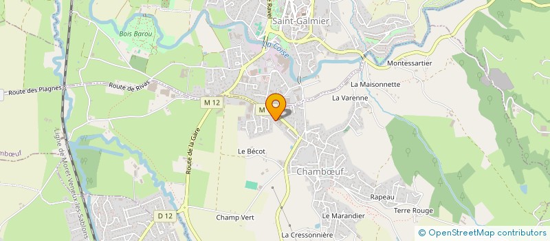 localisation de l'entreprise RESO TEMPO  CHAMBUF