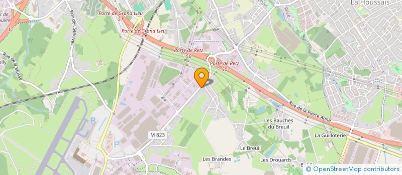localisation de l'entreprise RESOBAIN à BOUGUENAIS