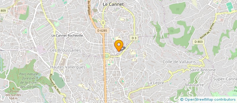 localisation de l'entreprise RESOCALIS à LE CANNET