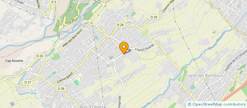 localisation de l'entreprise RESOCLIM à SAINT-PIERRE