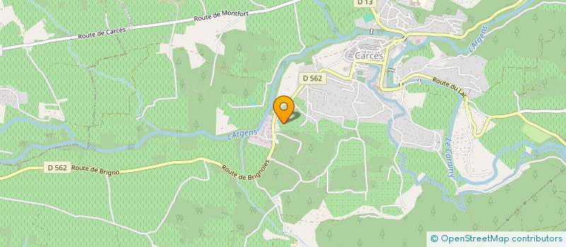 localisation de l'entreprise RESODANCE  CARCES