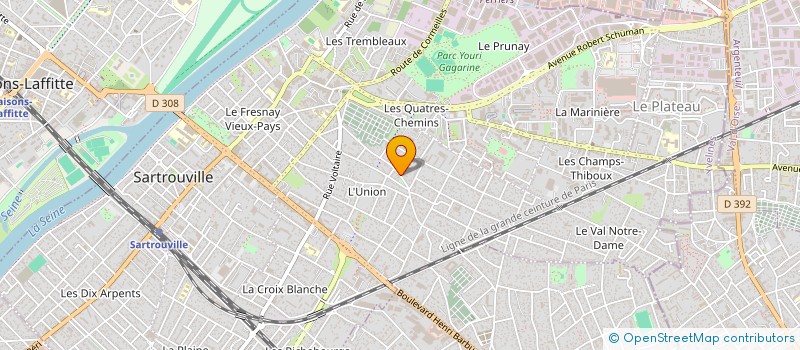 localisation de l'entreprise RESOFIBRE à SARTROUVILLE