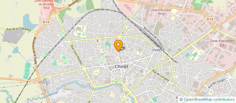 localisation de l'entreprise RESOJURIS à CHOLET