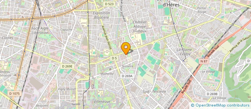 localisation de l'entreprise RESOLEC à GRENOBLE