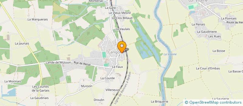 localisation de l'entreprise RESOLUT'DIFFUSION  LANGON