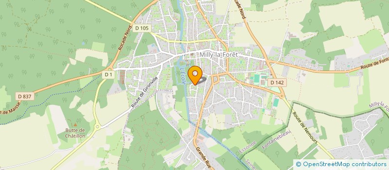 localisation de l'entreprise RESOLUTION à MILLY-LA-FORET