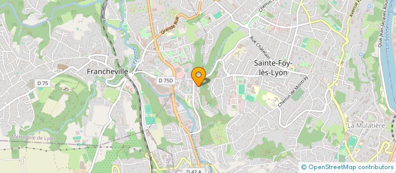 localisation de l'entreprise RESOLUTIONS  SAINTE-FOY-LES-LYON