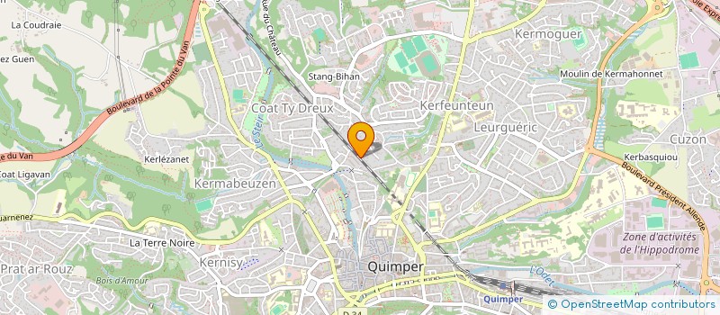 localisation de l'entreprise RESOLUTIS à QUIMPER