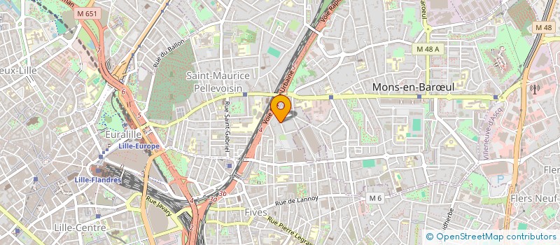 localisation de l'entreprise RESOLVIA à LILLE