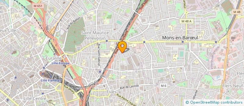 localisation de l'entreprise RESOLVIA FORMATION à LILLE