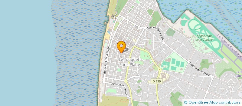 localisation de l'entreprise RESOME DEVELOPPEMENT  LE TOUQUET-PARIS-PLAGE