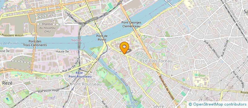 localisation de l'entreprise RESOMEDIT - RESEAU DES OBSERVATOIRES DU MEDICAMENT, DES DISPOSITIFS MEDICAUX ET DE L'INNOVATION THERAPEUTIQUE  NANTES