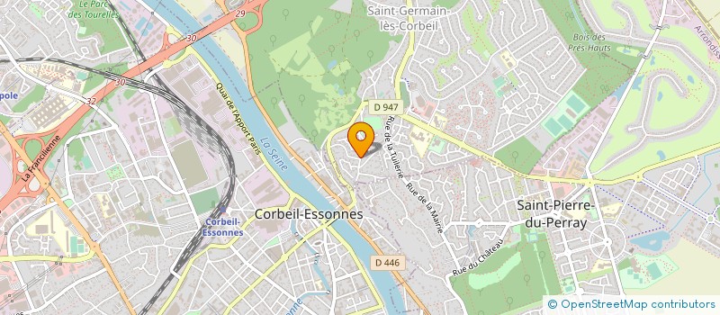 localisation de l'entreprise RESON AIR SERVICE  SAINT-GERMAIN-LES-CORBEIL