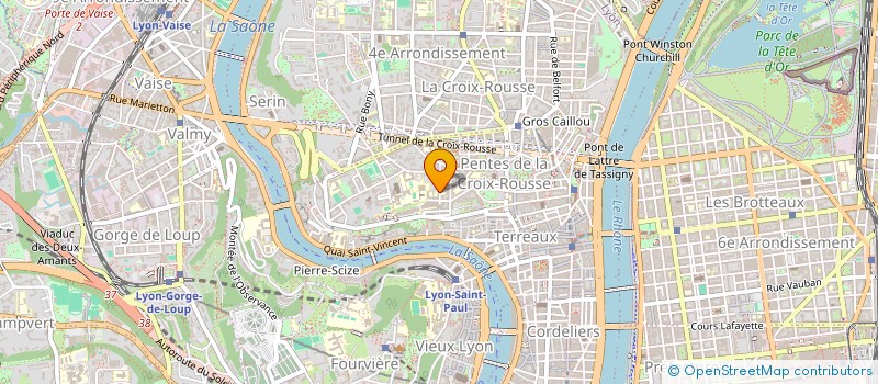 localisation de l'entreprise RESON'ENTRE à LYON