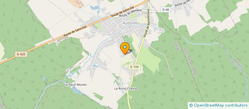 localisation de l'entreprise RESON PRODUCTION  AYDOILLES