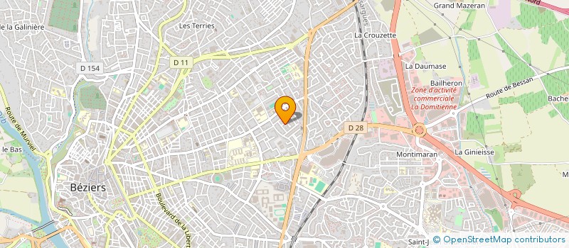 localisation de l'entreprise RESONANCE  BEZIERS