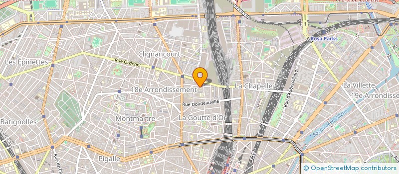 localisation de l'entreprise RESONANCE à AUBERVILLIERS