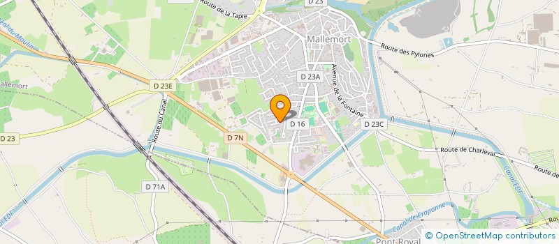 localisation de l'entreprise RESONANCE à MALLEMORT